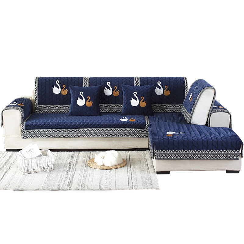 Modern Winter Plush Sofa Cushion