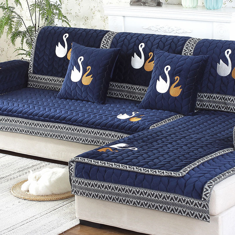 Modern Winter Plush Sofa Cushion