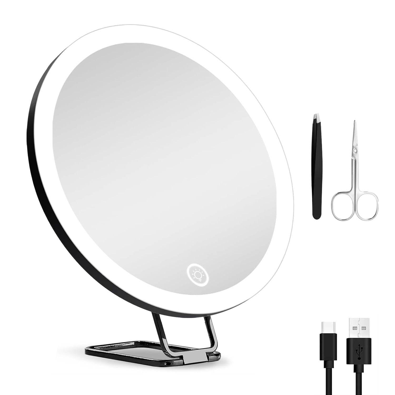 1Pc 30X Travel Magnifying Makeup Mirror