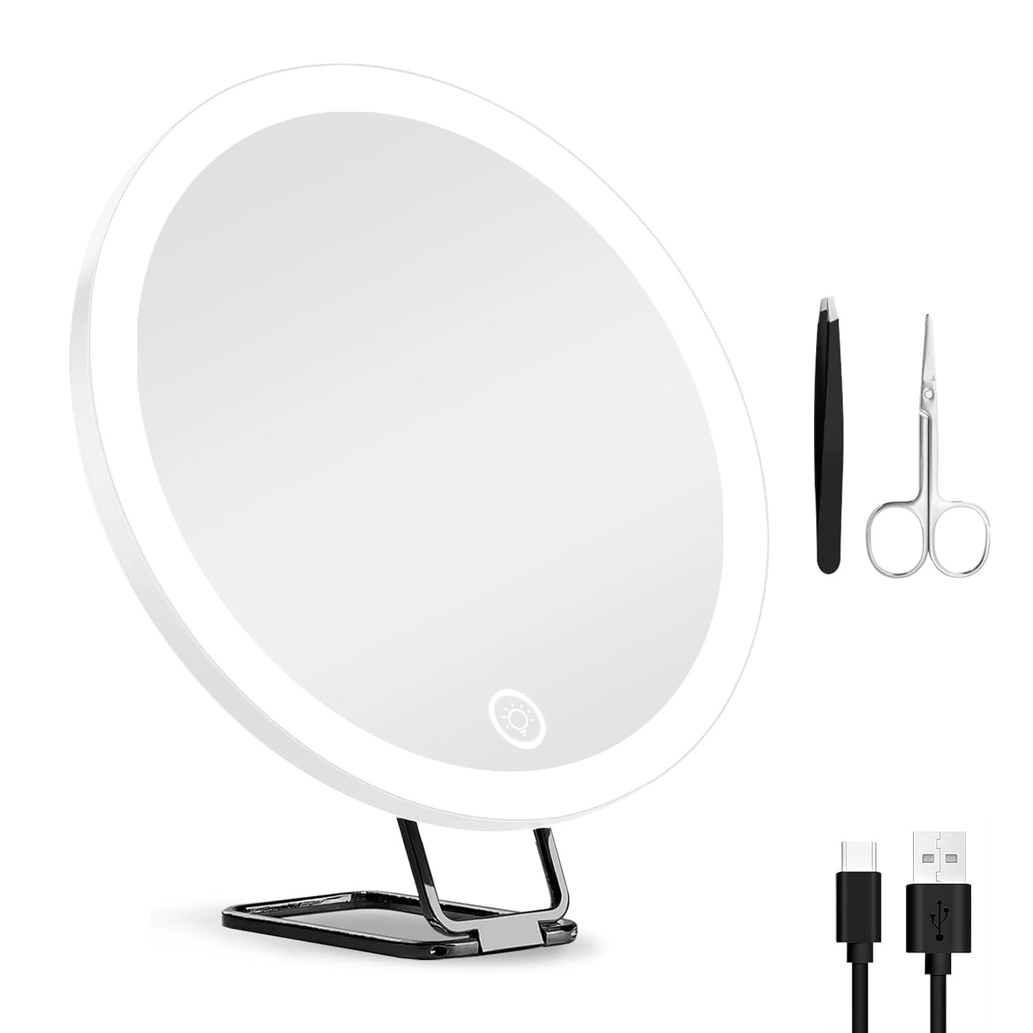 1Pc 30X Travel Magnifying Makeup Mirror