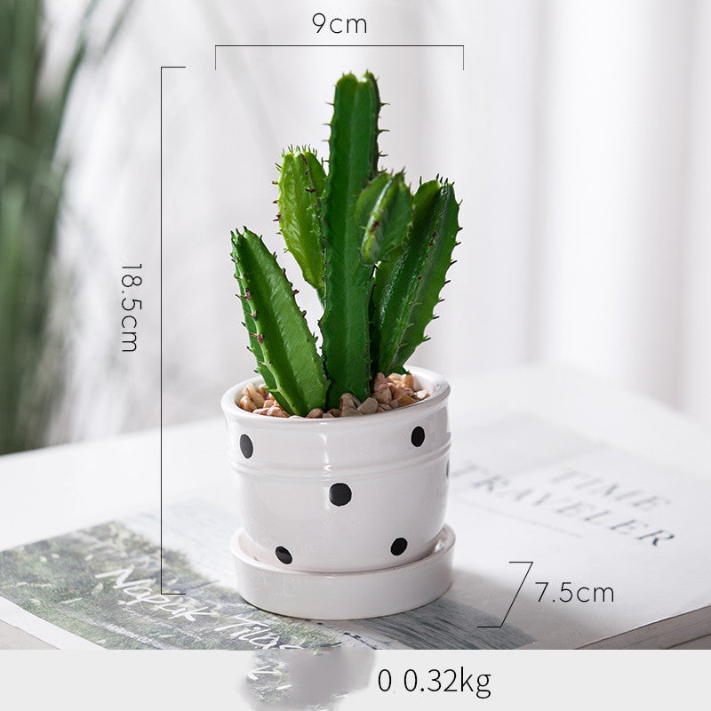 Artificial Potted Ornaments Green Plants