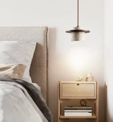 Cream Cave Stone Lamp