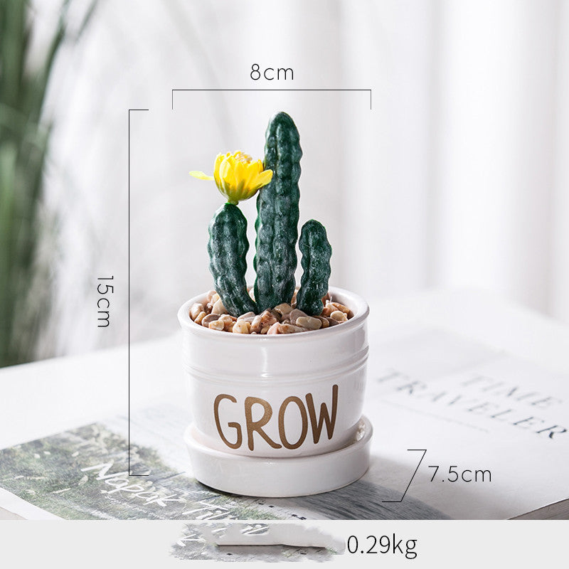 Artificial Potted Ornaments Green Plants