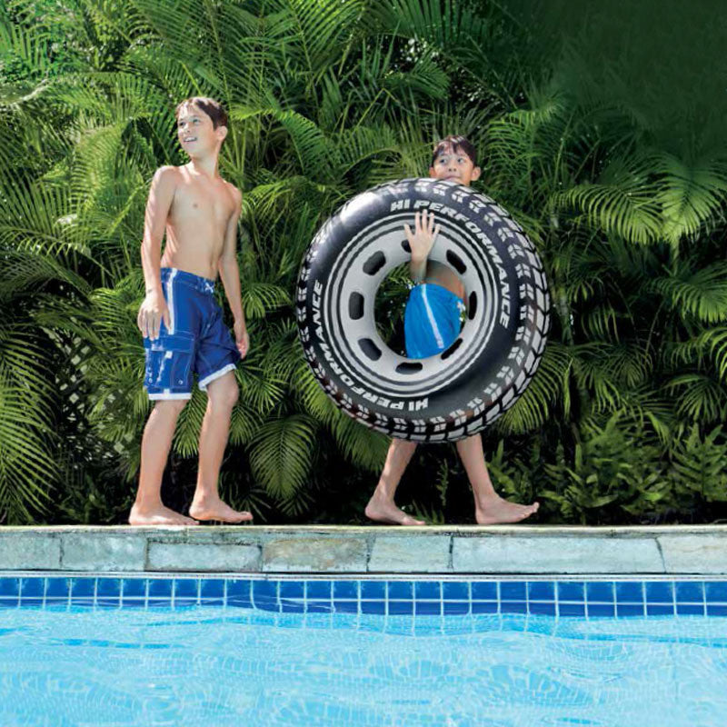 Patterned swimming ring