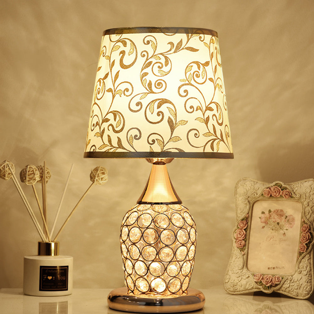 Modern Bedroom Warm Crystal Table Lamp Ins