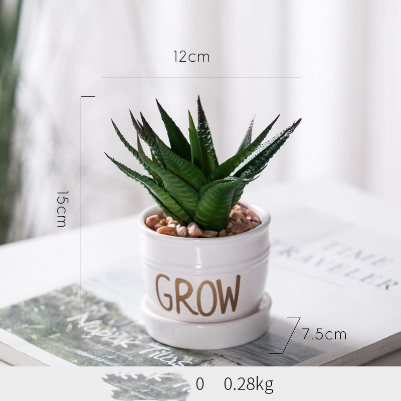 Artificial Potted Ornaments Green Plants