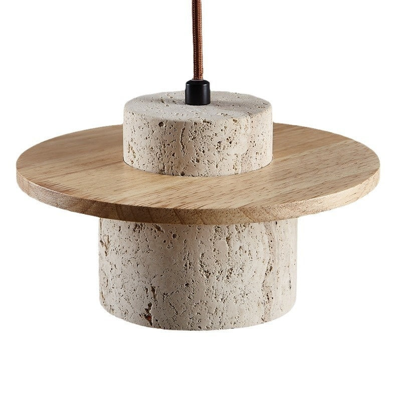 Cream Cave Stone Lamp