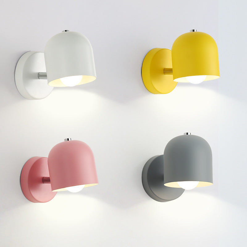 Bedside Wall Lamp Bedroom Simple Balcony Macaron
