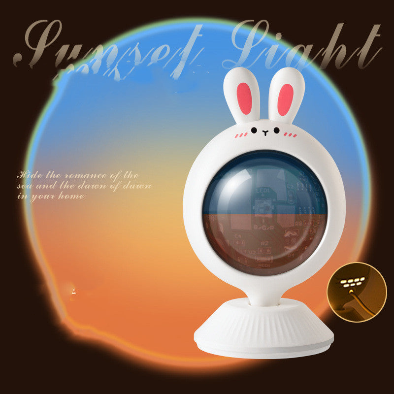 Rainbow Background Projection Small Night Light