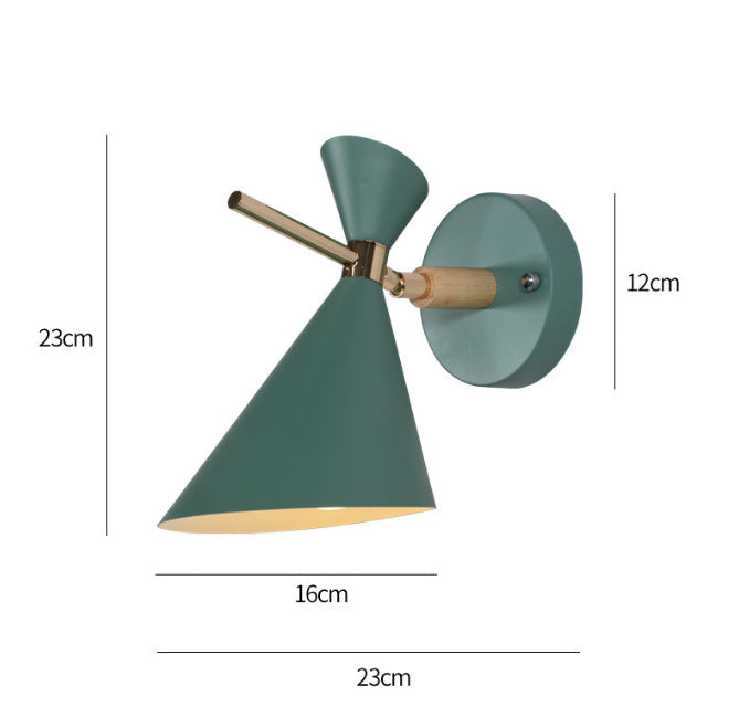 Pink Iron Wall Lamp