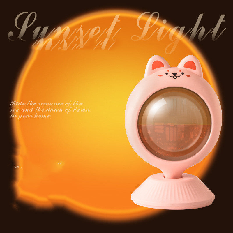 Rainbow Background Projection Small Night Light