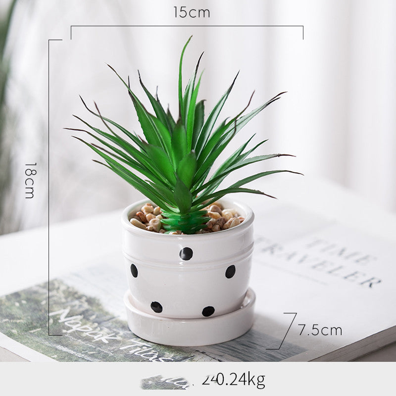 Artificial Potted Ornaments Green Plants