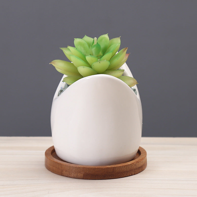 Succulent Pot Creative Cartoon Ceramic Flower